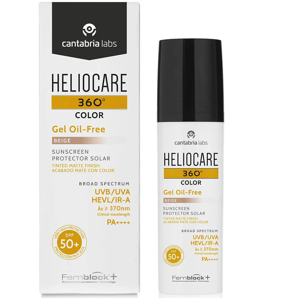 Heliocare 360° gel toque seco SPF 50+ color beige