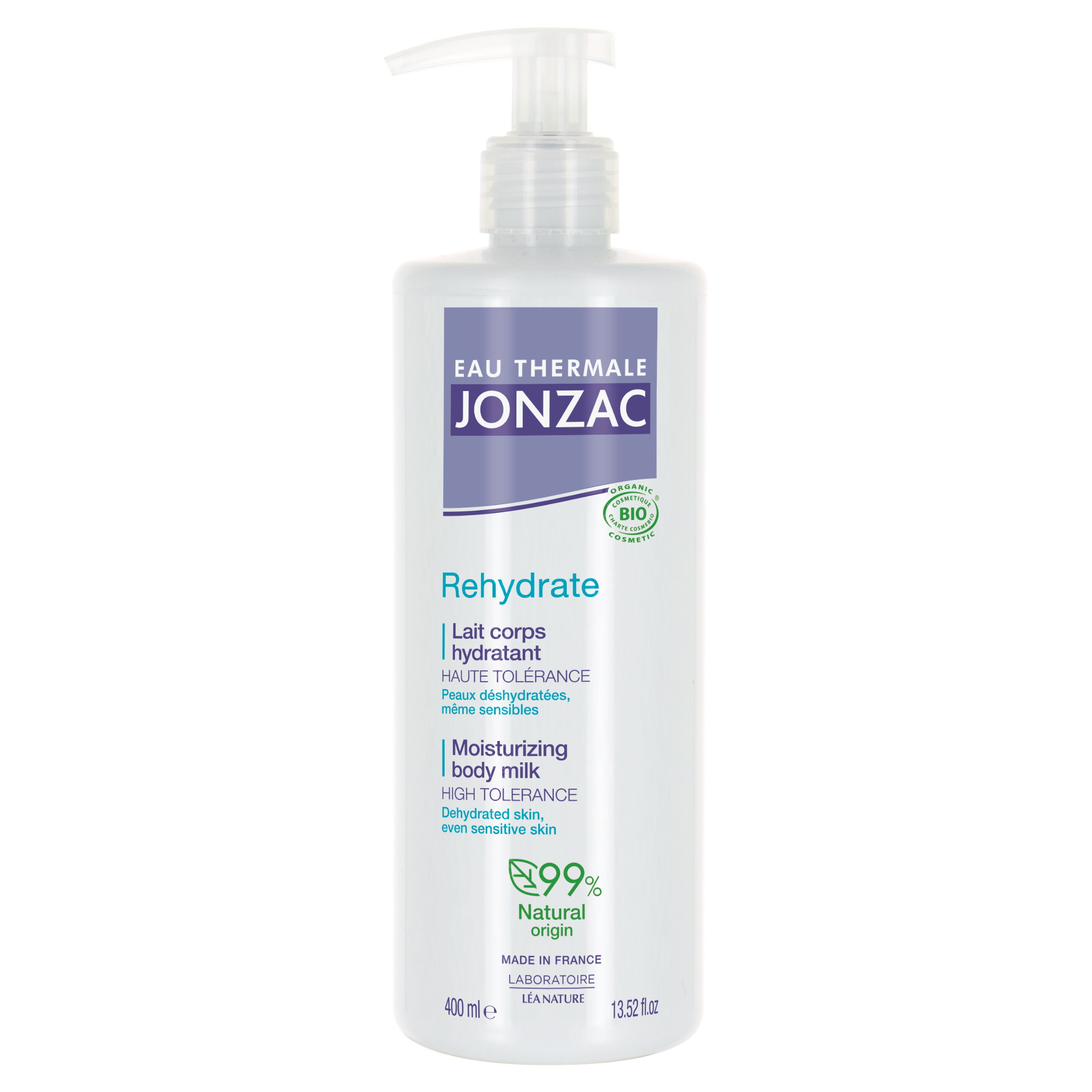 Jonzac Leche Corporal Rehidratante x 400 ml