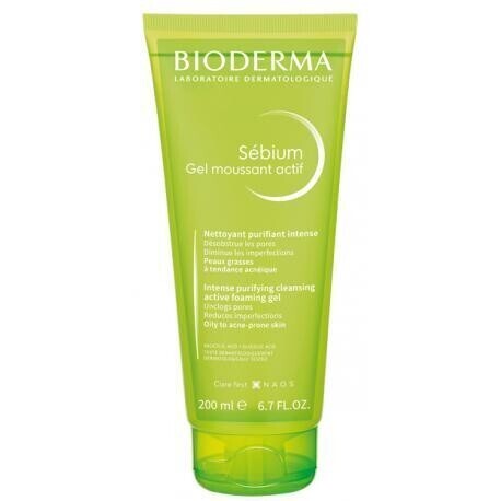 SEBIUM GEL MOUSSANT ACTIF TUBO 200 ML