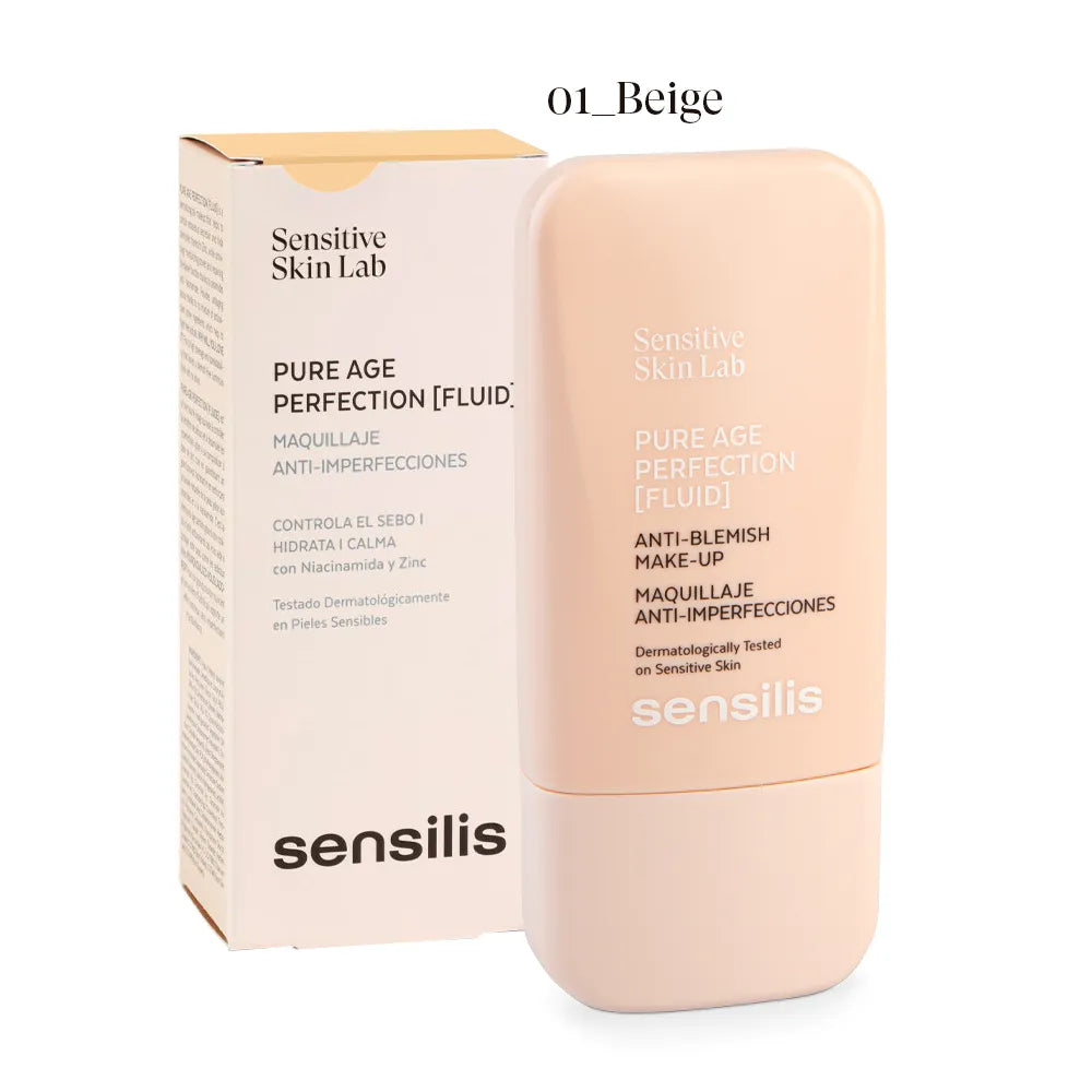 Sensilis pure age perfection fluid maquillaje tono beige