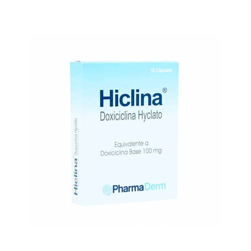 Hiclina 100 MG Caja x 10 capsulas