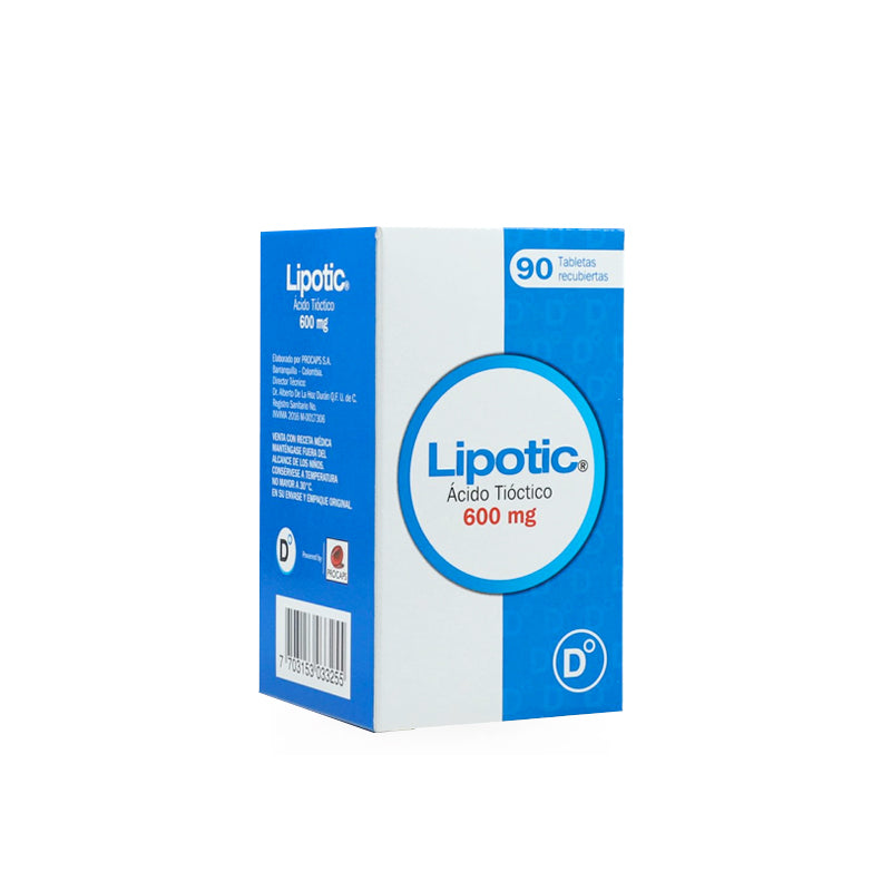 Lipotic 600 TAB REC. Fraco x 90 Tableta