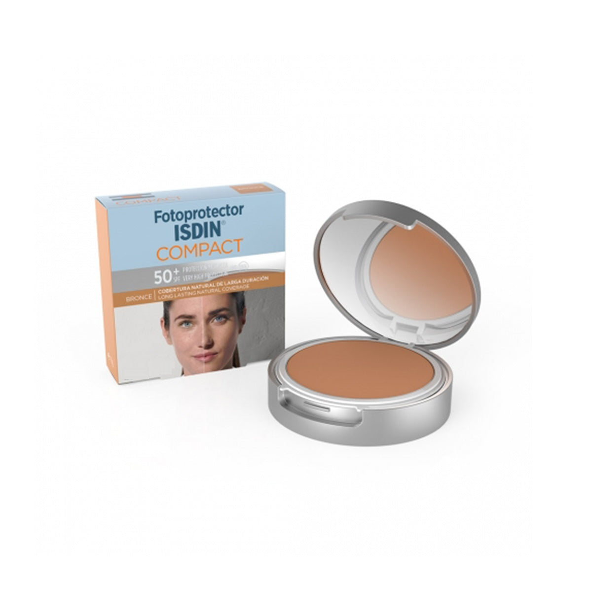 Compact bronce spf50+